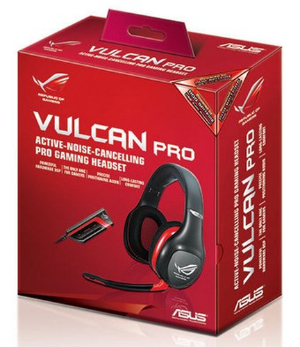 ASUS Vulcan PRO Kõrvaklapp Juhtmega ühendatud Peavõru Mängimine Must, Punane