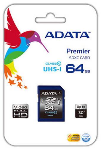 Memoria SD (SDXC) 64GB ADATA PREMIER V10