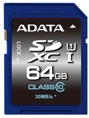 Memoria SD (SDXC) 64GB ADATA PREMIER V10