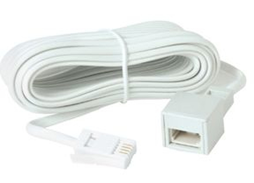 Lindy 35064 telefono kabelis Balta