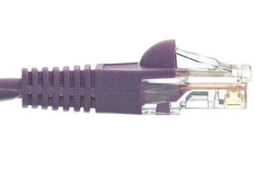10 FT PURPLE CAT6 SNAGLESS PATCH CABLE