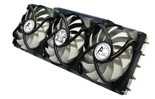 ARCTIC Accelero XTREME GTX 280 Graafikakaart Õhujahuti Must, Valge