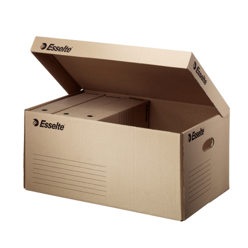 Leitz Repository container with hinged lid Dateiablagebox Braun