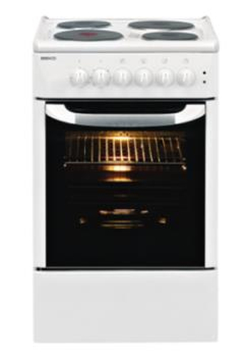 Beko CE 56000 plīts & cepeškrāsns Brīvi stāvoša plīts Balts
