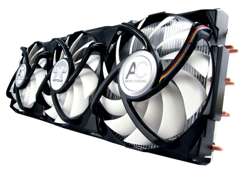 ARCTIC Accelero XTREME 4870X2 Õhujahuti Must, Valge