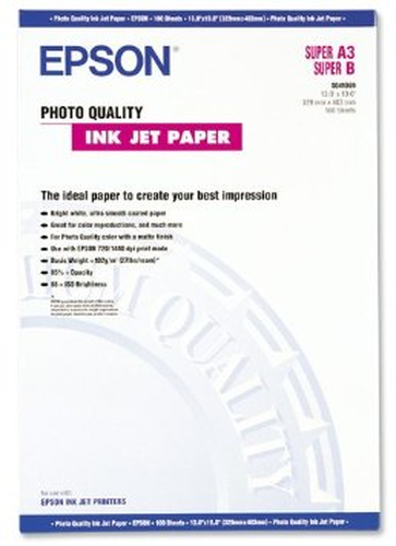 Epson A3 Plus Quality Inkjet Photo 100 Sheets - C13S041069