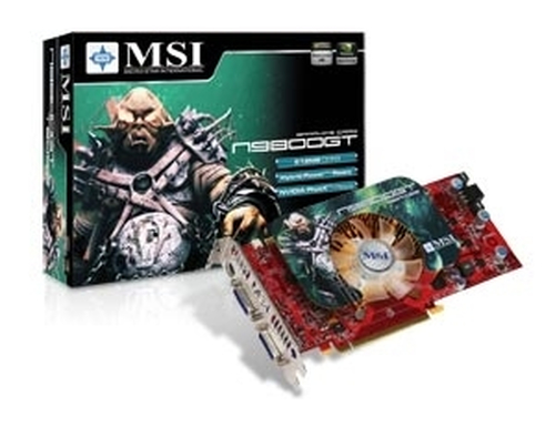 Msi N9800GT-T2D512-OC 512mb