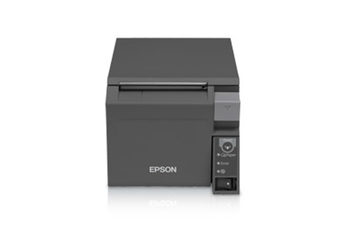 C31CD38A9991 Epson TM T70II - Impresora de recibos - línea térmica - rollo 8 cm - 180 x 180 ppp - hasta 250 mm/segundo - USB 20 PoweredUSB - gris oscuro