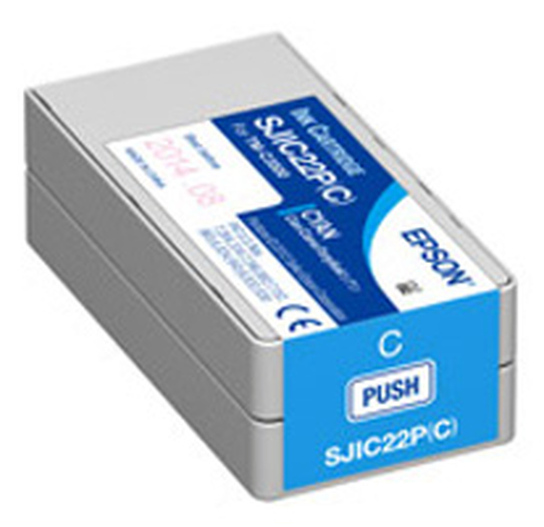 C33S020581 EPSON CW CARTUCHO TINTA CYAN  PARA TM-C3500 SJIC22P