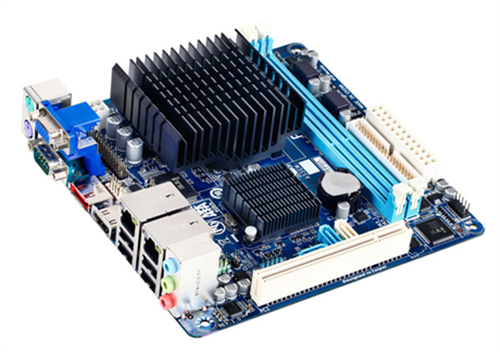 Мат плата gigabyte ga-c1037un-eu (celeron 1037u-1.80ghz inm70, 2xddr3 sata iii sata ii d-sub, hdmi, lan 2x 1gb USB2 Mini-itx) (4719331840198)