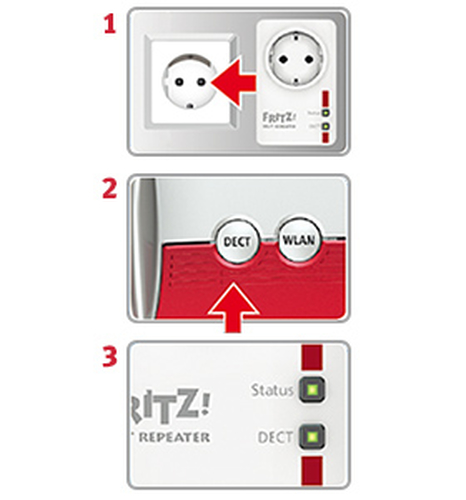 AVM FRITZ!DECT Repeater 100 - DECT-versterker, afbeelding 2