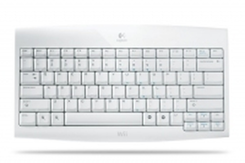 Logitech Cordless Keyboard for Wii klaviatuur Raadioside Valge