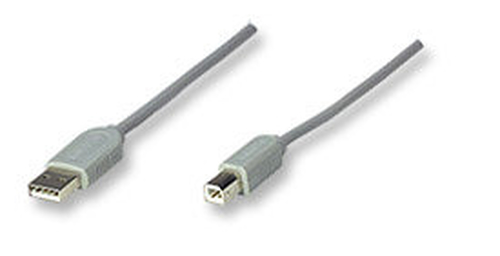 Manhattan Hi-Speed USB 2.0 Cable USB kabelis 4,5 m USB A USB B Pilka
