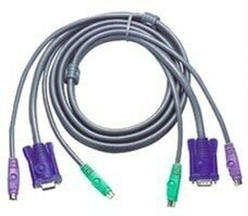 ATEN PS/2 KVM Cable, 6m KVM kabelis Pilka