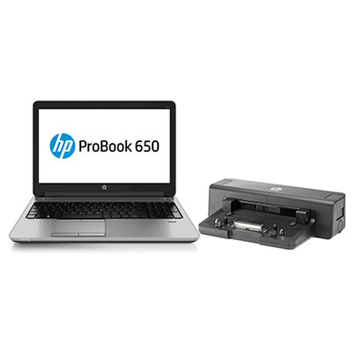 HP ProBook 650 G1 + 90W Docking Station, 15.6", Core i5-4200M, 500 GB HDD