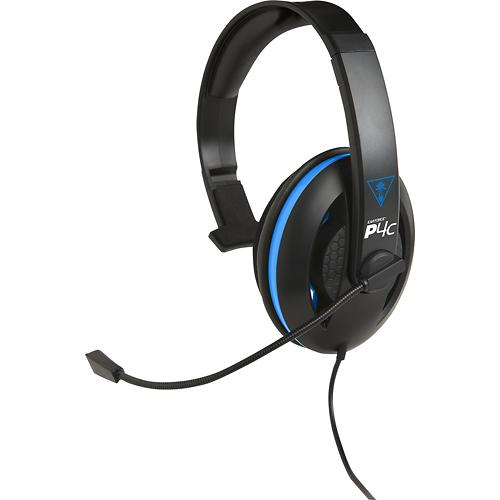 Turtle Beach Ear Force P4C Kõrvaklapp Juhtmega ühendatud Peavõru Mängimine Must, Sinine