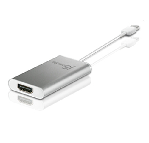 j5create USB 2.0/HDMI USB grafiskais adapteris Sudrabs