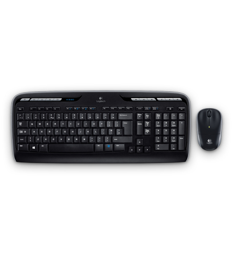 Logitech MK330 klaviatuur Hiir kaasa arvatud Universaalne Raadioside QWERTY Must