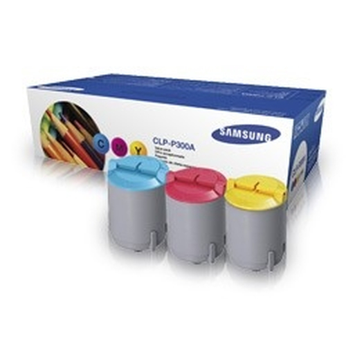 Samsung CLP-P300A toonerikassett Originaal Tsüaan, Magenta, Kollane