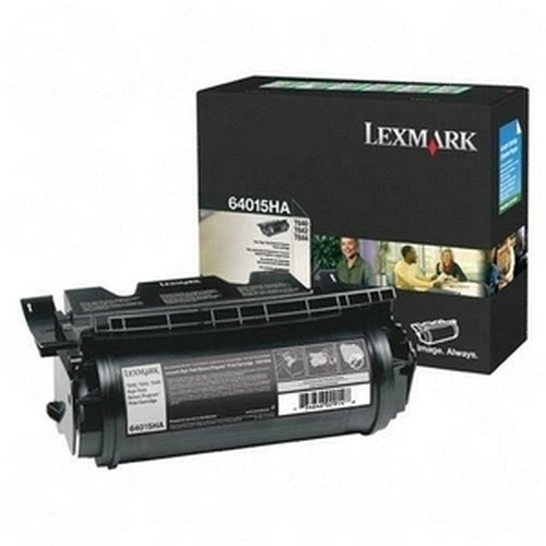 Lexmark - Alto rendimiento - negro - original - cartucho de tóner LCCP LRP - para Lexmark T640 T642 T644 - 64015HA