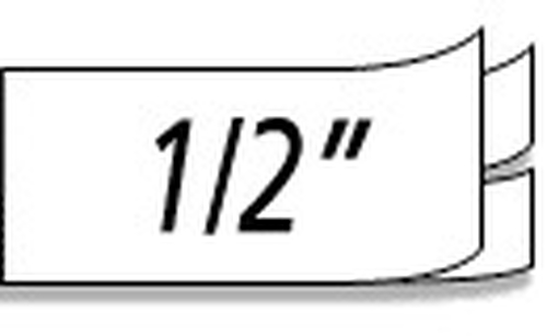 LETRATAG LABELS, PLASTIC - CLEAR, EASY-TO-READ AND TEAR-RESISTANT LABELS ARE PER