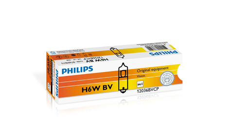 Philips BlueVision 12036BVCP autotule pirn H6W 6 W Ksenoon