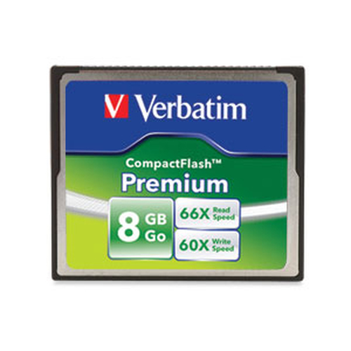 Verbatim Premium CompactFlash 8GB Memory Card Kompaktflash