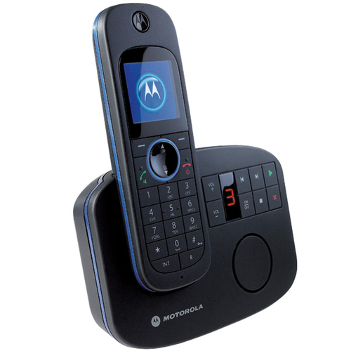 Motorola D1111 DECT-Telefon Anrufer-Identifikation Schwarz