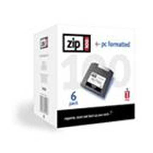 Iomega ZIP Disk 100MB PC color 6pk Zip-Diskette 0,1 GB
