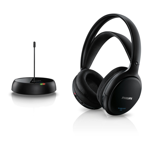 Philips SHC5200M2/12 Wireless Over-Ear TV Headphones in Black Black - image 1