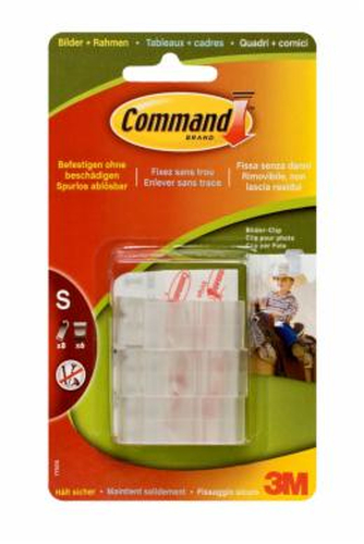 3M Command Läbipaistev, Valge