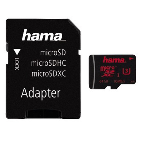 MICROSDXC 64GB UHS 100MB/S ADAPTER