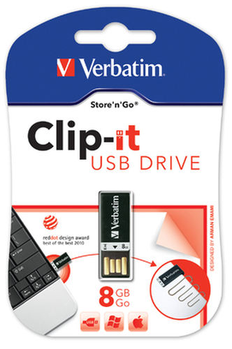 Verbatim USB 2.0 8GB USB-välkmälu USB tüüp A Must