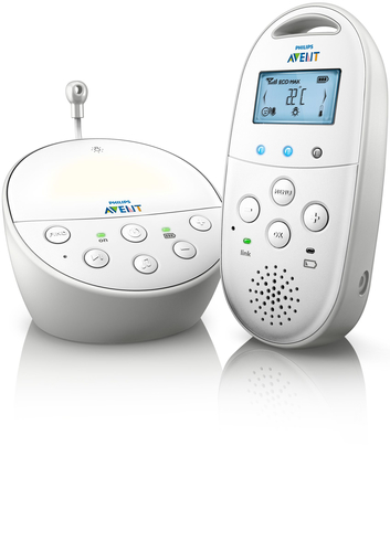 Philips AVENT Audio Monitors SCD565/00 beebimonitor DECT beebitelefon Valge