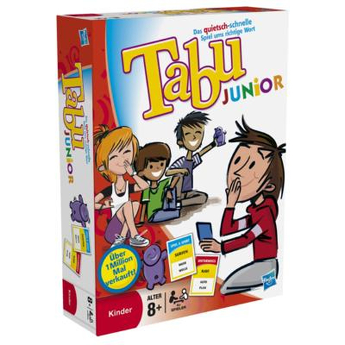 Hasbro Tabu Junior Stalo žaidimas Smulkmenos