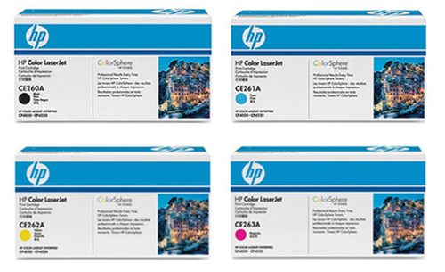 HP CE260A-CE263A toonerikassett 4 tk Originaal Must, Tsüaan, Magenta, Kollane