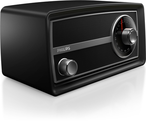 Philips OR2000B/12 raadio Personaalne Analoog Must