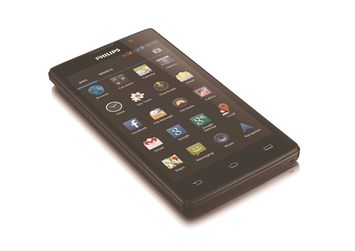 Philips CTW3500BK/58 nutitelefon, 1 GB, 2200 mAh