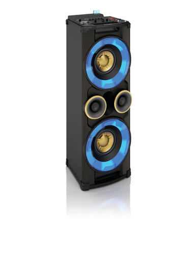 Philips NTRX510/77 helisüsteem koju Kodune audio minisüsteem 650 W Must, Sinine, Kuld