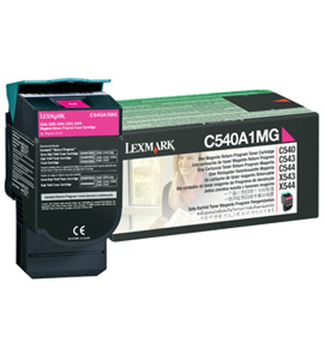 TONER LEXMARK MAGENTA RETURN C540/43/44 X543/544 C540A1MG - C540A1MG