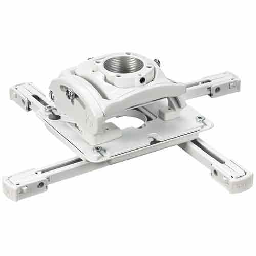 CEILING MOUNT - WHITE - MICROZONE ADJUSTMENTS MAKE PROJECTOR REGISTRATION FAST A