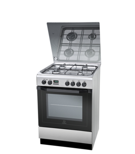 Indesit I6GMH6AG(X)/U pliit Eraldiseisev pliit Elektriline Gaas Roostevaba teras