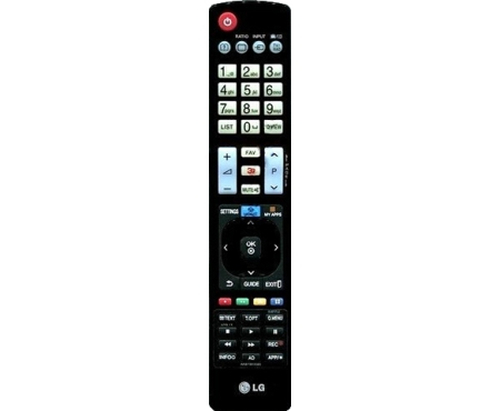 LG AKB 73756502 remote control IR Wireless TV Press buttons 0