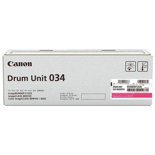 Canon 034 Imaging Drum - Laser Print Technology - 34000 - 1 Each