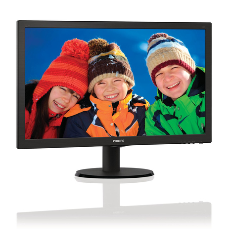 Philips V Line 223V5BSB2/93 LED display 54,6 cm (21.5) 1920 x 1080 pikslit Full HD Must