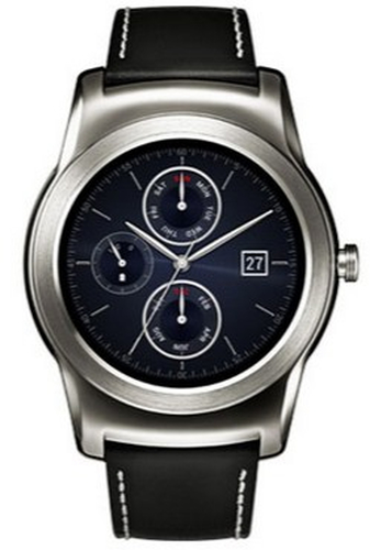 LG W150 3.3 cm (1.3") P-OLED Digital 320 x 320 pixels Touchscreen Silver Wi-Fi