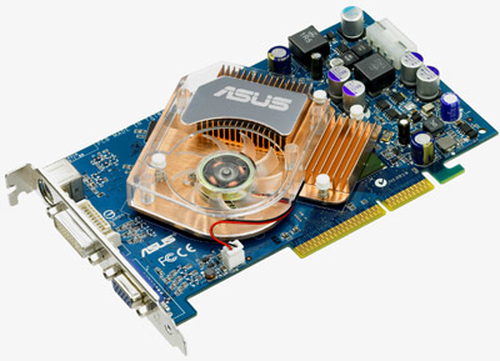 ASUS N6600GT/TD 128MB AGP 8x GDDR3