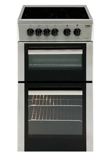 Beko BDC5422AS pliit Eraldiseisev pliit Elektriline Keraamiline Hõbe A