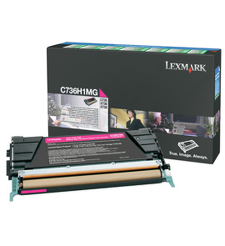 CARTUCHO DE TONER MAGENTA C73X-  X73X ALTO - Lexmark