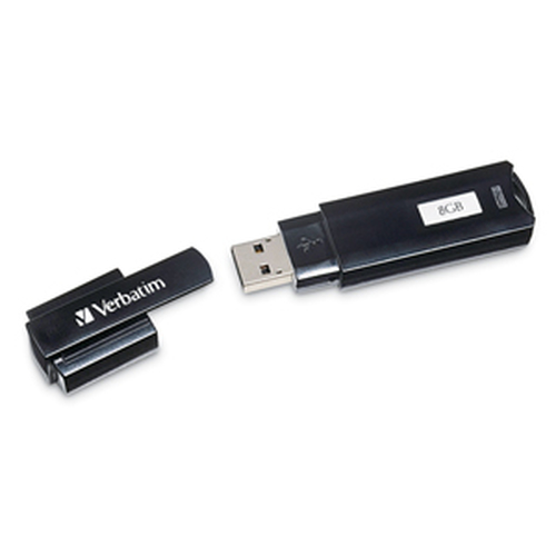 Verbatim Store 'n' Go Corporate Secure USB Drive - 8GB USB-Stick USB Typ-A 2.0 Schwarz